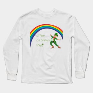 Funny leprechaun Long Sleeve T-Shirt